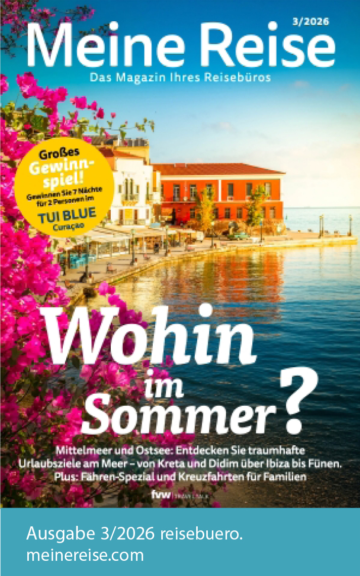 Digitales Reisemagazin Meine Reise, Ausgabe 3/2026, kostenlos lesen